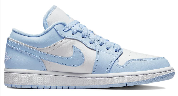 Air Jordan 1 Low Women's Sneakers - Ice Blue (DC0774-141)