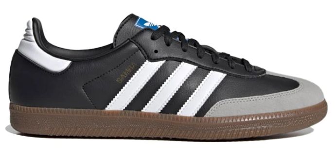 adidas Samba Vegan Sneakers - Black / White / Gum (H01878)