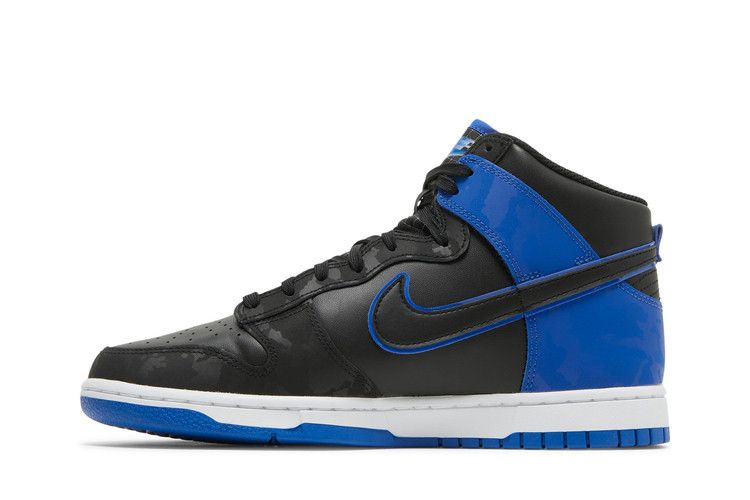Nike Dunk High SE Camo Black Royal