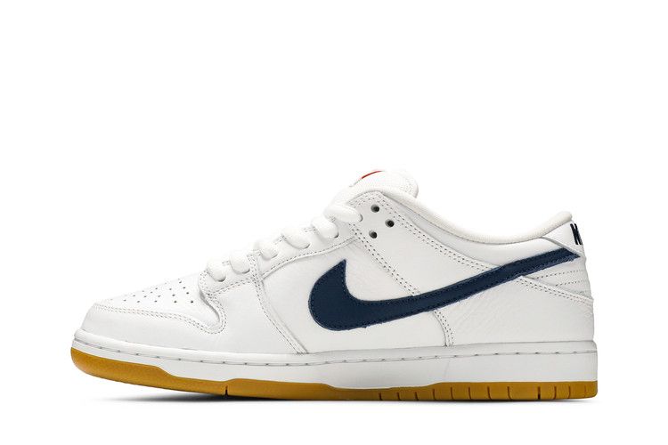 Nike SB Dunk Low Orange Label White Navy