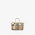BURBERRY Mini Check Bowling Bag