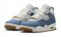 Women's Air Jordan 4 Retro TEX 'Worn Blue Denim' | IB6716-100