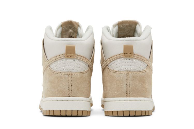Nike Dunk High Tan Suede White