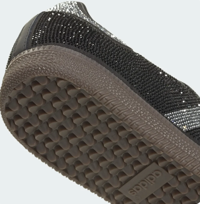adidas Samba OG Women's Sneakers - Black / Silver Rhinestone