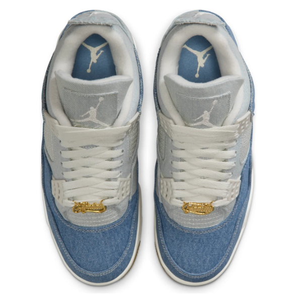 Women's Air Jordan 4 Retro TEX 'Worn Blue Denim' | IB6716-100