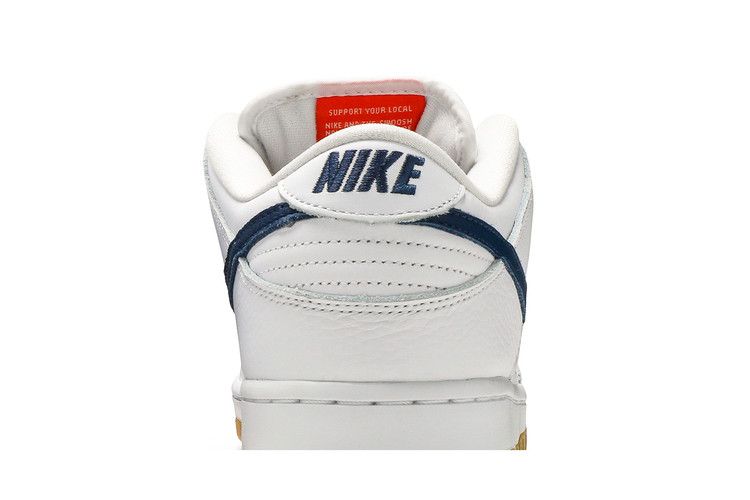 Nike SB Dunk Low Orange Label White Navy