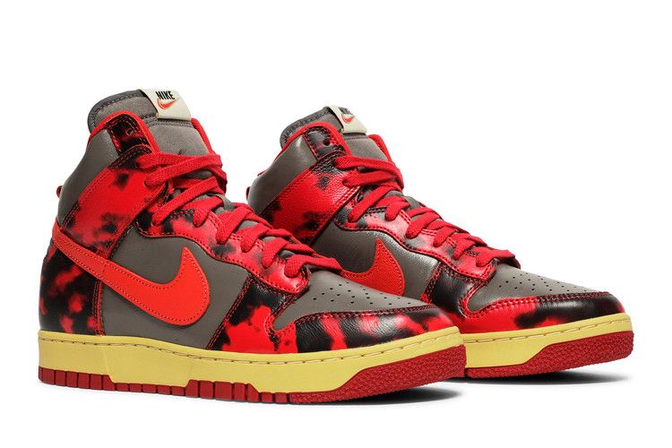 Nike Dunk High 1985 Red Acid Wash