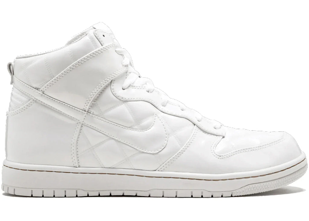 Nike Dunk High Supreme Olympic Octagon Quilted Patent White