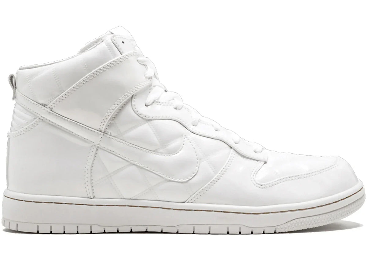 Nike Dunk High Supreme Olympic Octagon Quilted Patent White