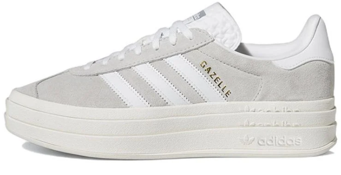 adidas Gazelle Bold Women's Sneakers - Grey White (HQ6893)