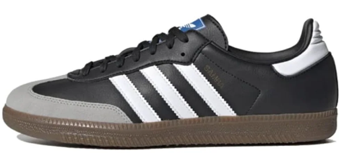 adidas Samba Vegan Sneakers - Black / White / Gum (H01878)
