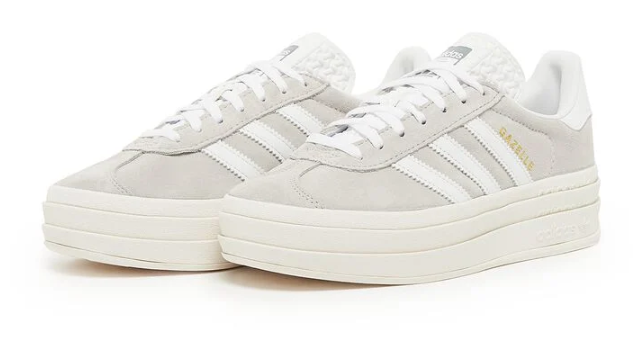 adidas Gazelle Bold Women's Sneakers - Grey White (HQ6893)